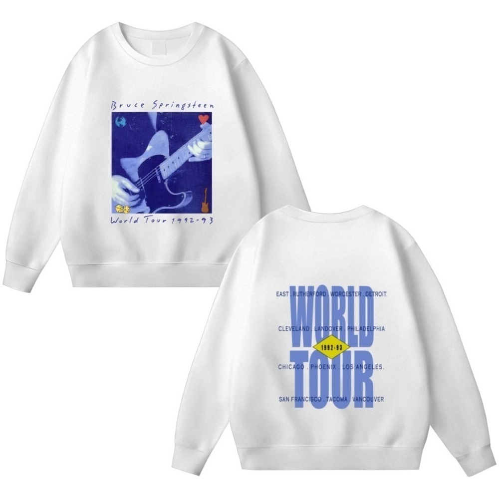 Bruce Springsteen World Tour 2 Sided Concert Fan Sweatshirt